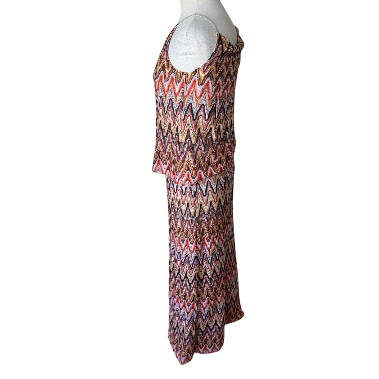 Other COMMA, Chevron Tank Pull On Skirt Set Size 36/6 Size M / US 6-8 / IT 42-44 - 7 Thumbnail