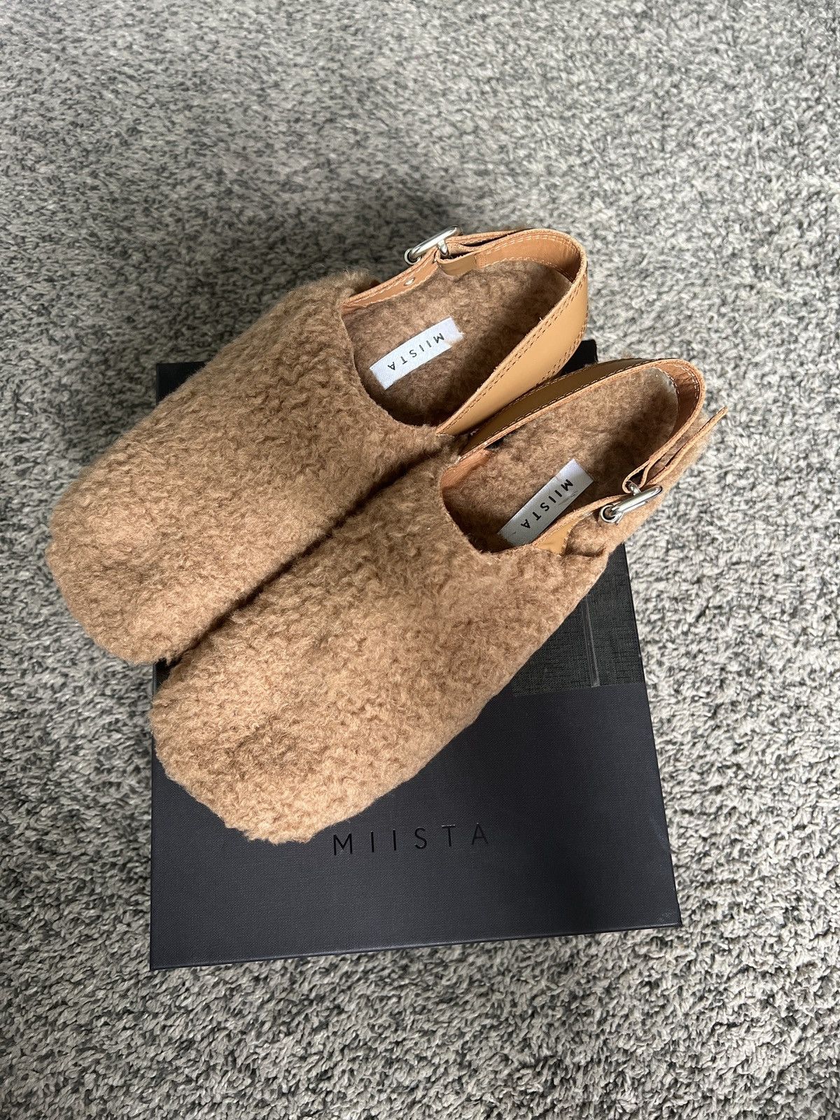 Miista Miista Faux Fur Mules Size US 10 / IT 40 - 2 Thumbnail