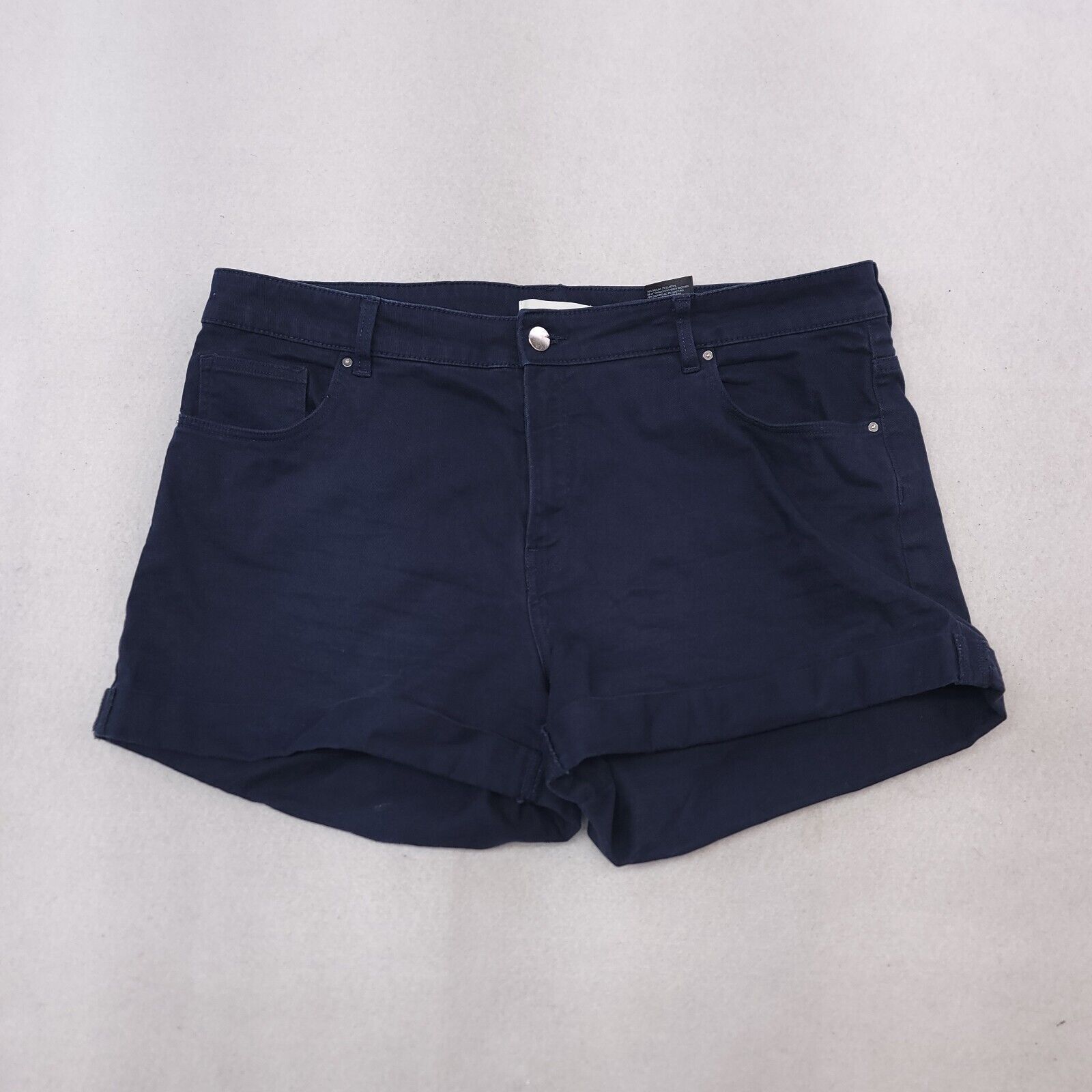 H&M H&M Casual Button Zip Chino Short Shorts Womens Size 14 Blue Size 36" / US 14 / IT 50 - 1 Thumbnail