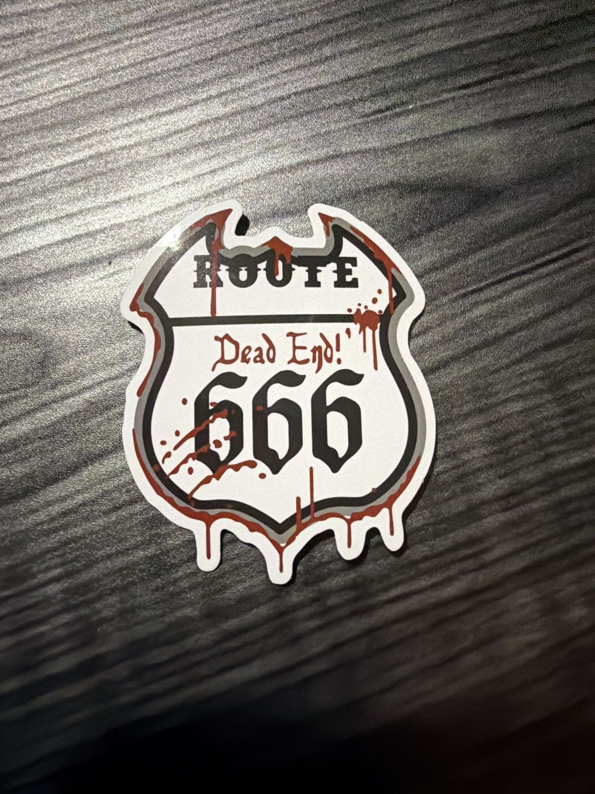 Route 66 Route 666 Dead End! Sticker Size ONE SIZE - 1 Thumbnail