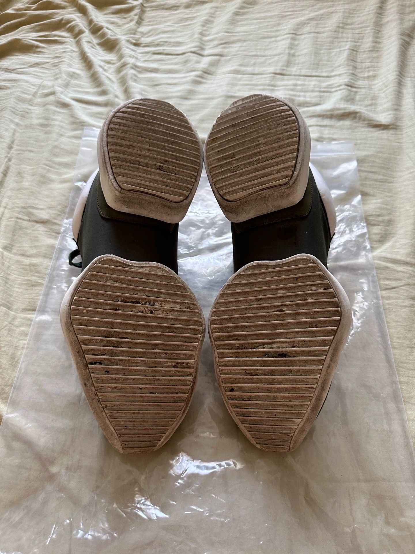 Rick Owens Rick Owens x Adidas RO Runner Green Leather Size US 9.5 / EU 42-43 - 6 Thumbnail