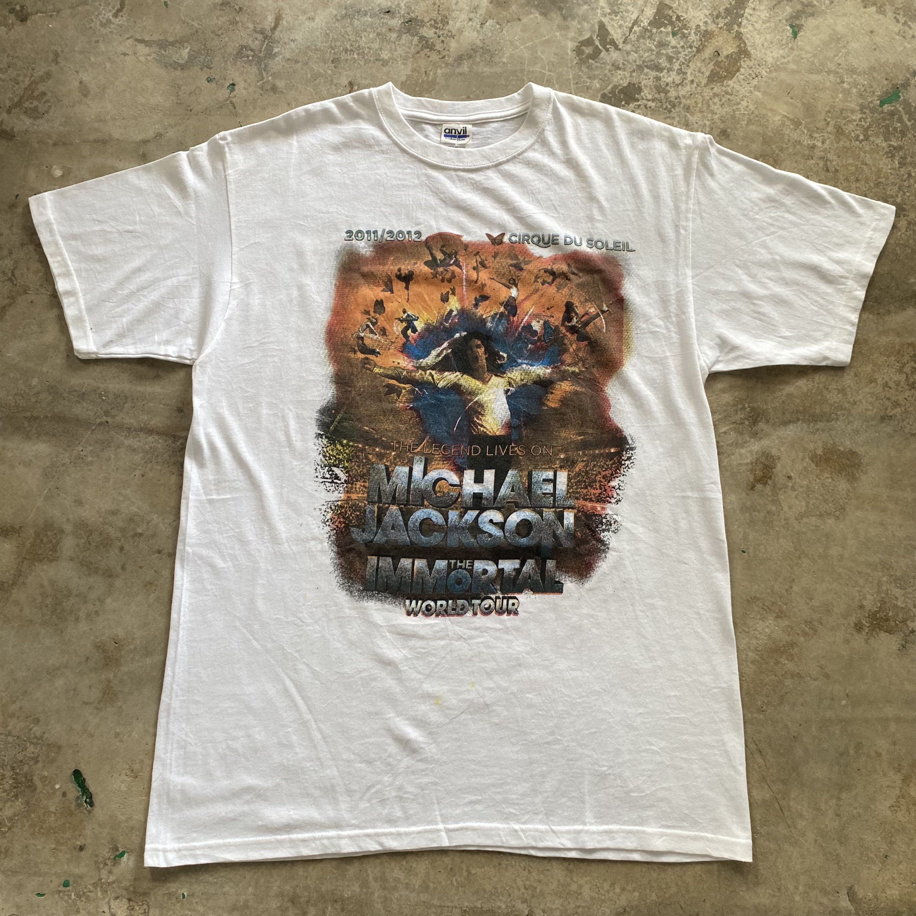 Anvil × Band Tees Michael Jackson The Immortal Tour T Shirt TS015 Size US L / EU 52-54 / 3 - 1 Thumbnail