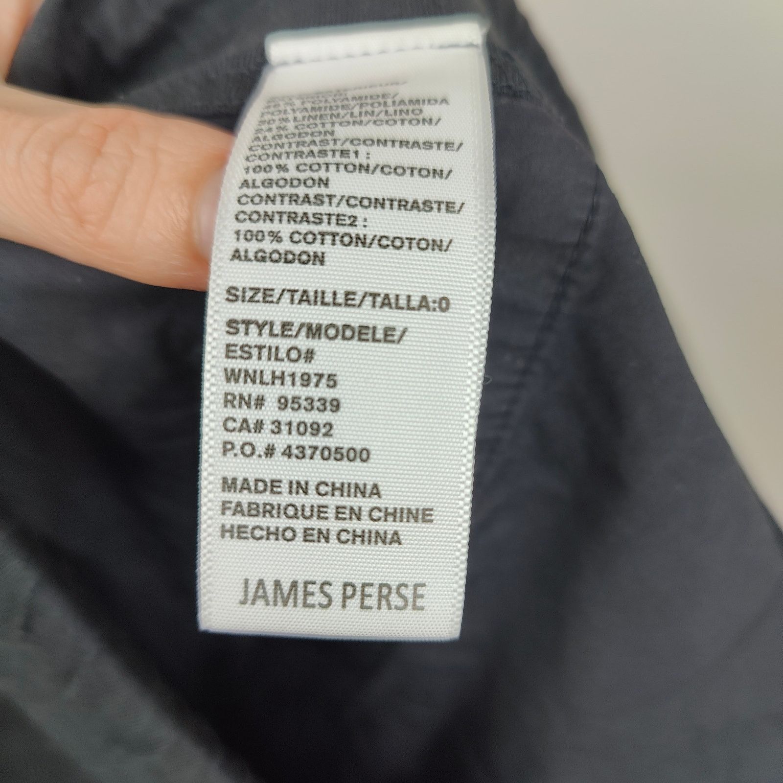 James Perse James Perse Pants Womens 0 XS Black Straight Leg Size 26" / US 2 / IT 38 - 7 Thumbnail
