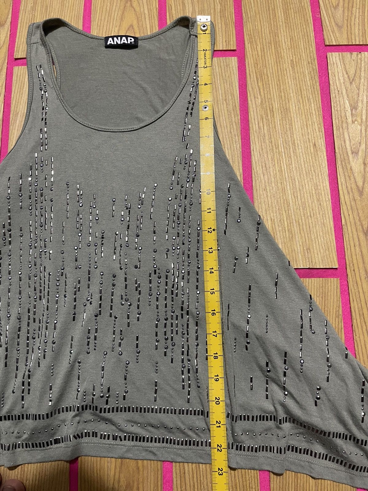 If Six Was Nine ANAP Y2K TANK TOPS with iron embossed emlem motif Size M / US 6-8 / IT 42-44 - 9 Thumbnail