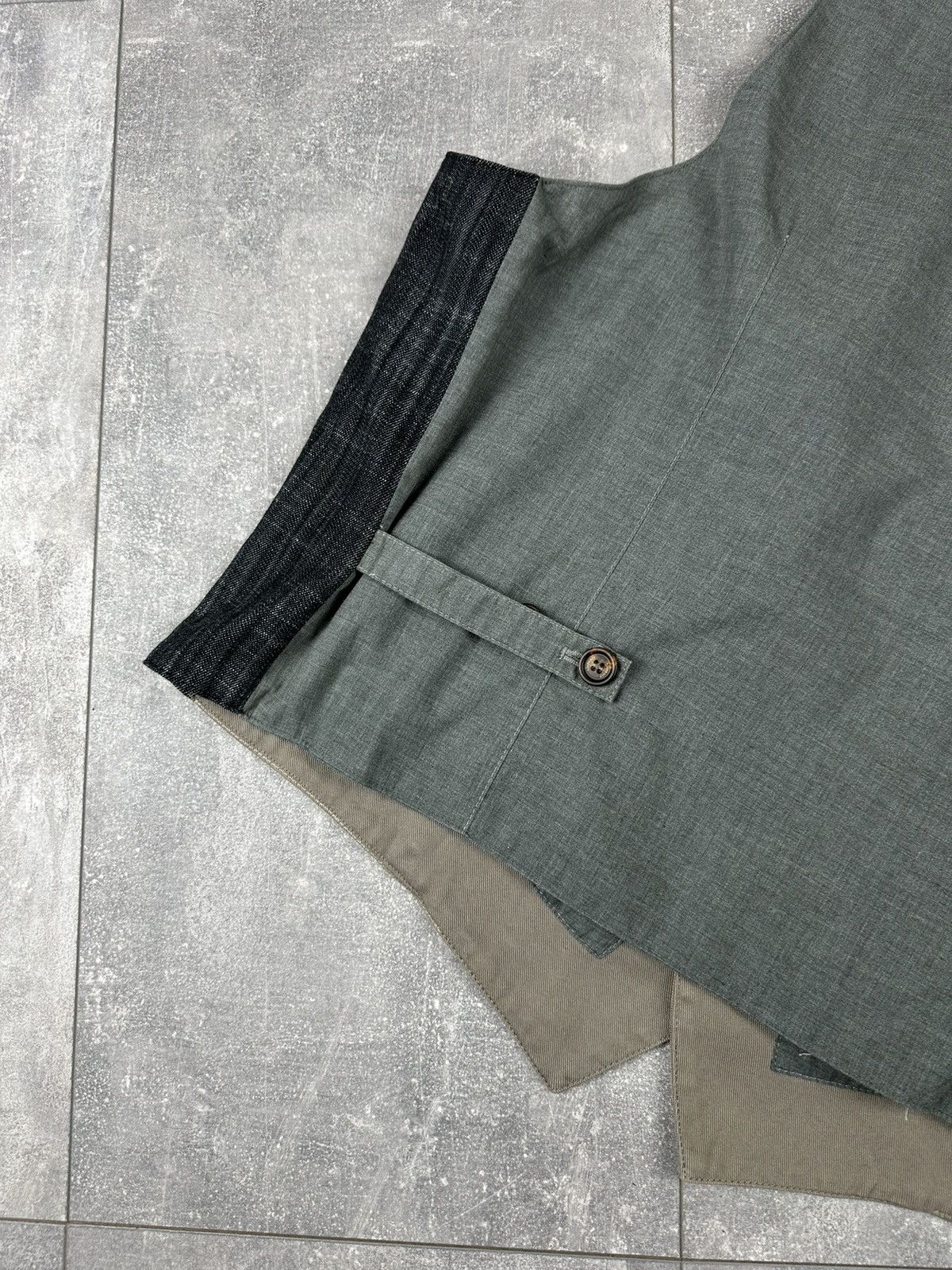 Eleventy Eleventy Mens Luxury Taupe Stretch Trim Vest Size US XXL / EU 58 / 5 - 7 Thumbnail