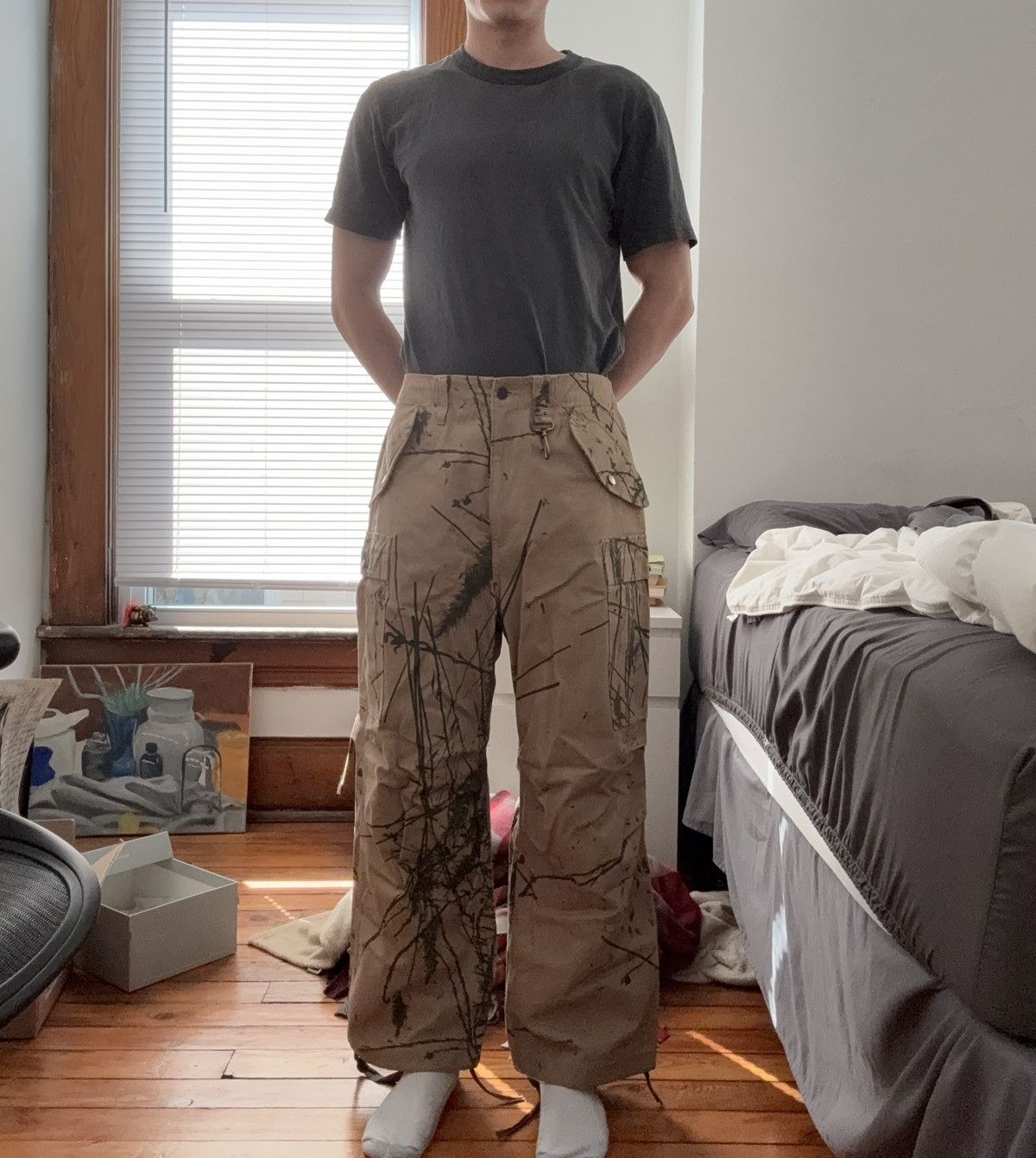 Reese Cooper Brushed Cotton Canyon Camo Cargo pants Size US 30 / EU 46 - 9 Thumbnail