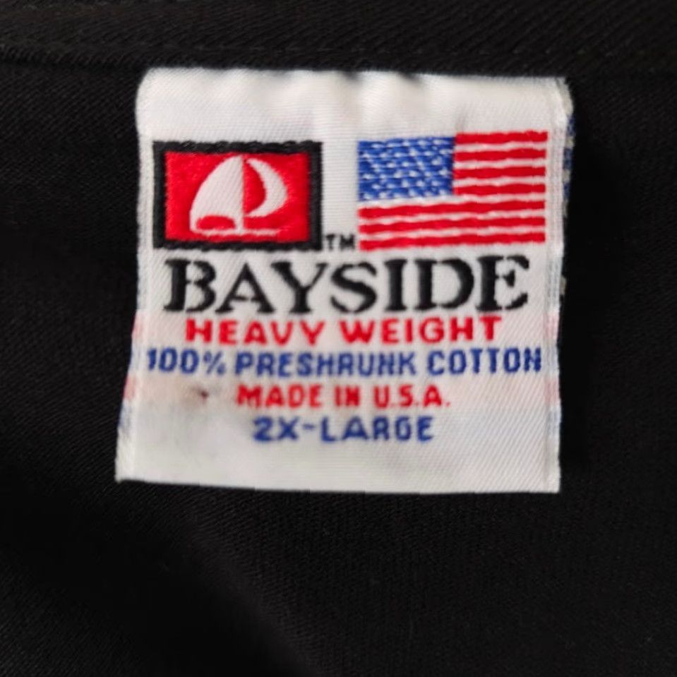 Vintage VINTAGE Bayside Marine Corps T Shirt Mens 2XL Black 90s USMC Military USA Graphic Tee Size US XXL / EU 58 / 5 - 5 Thumbnail