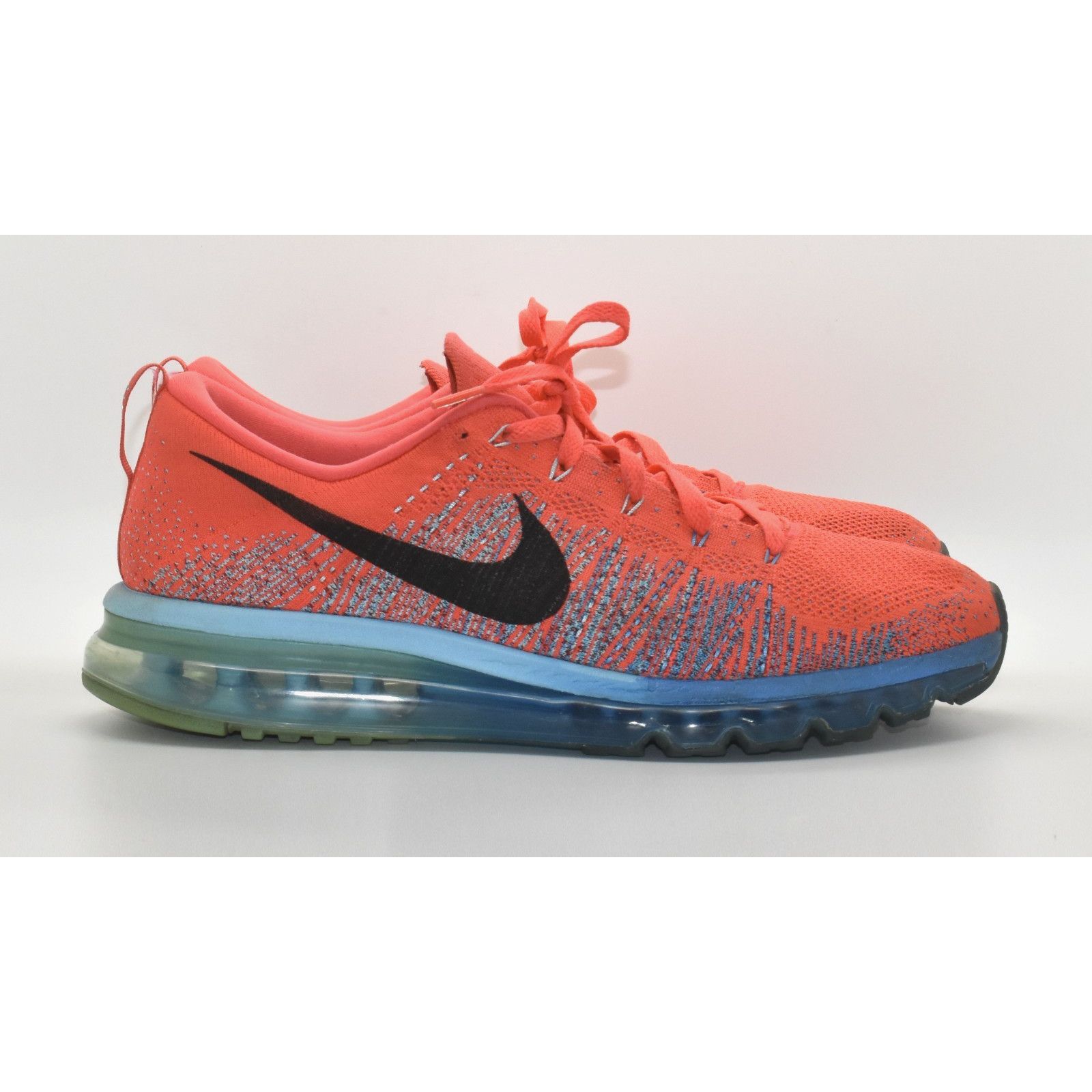 Nike NIKE Flyknit Max Crimson Blue Sneaker 620469-600 Shoes 11.5 Size US 11.5 / EU 44-45 - 2 Thumbnail