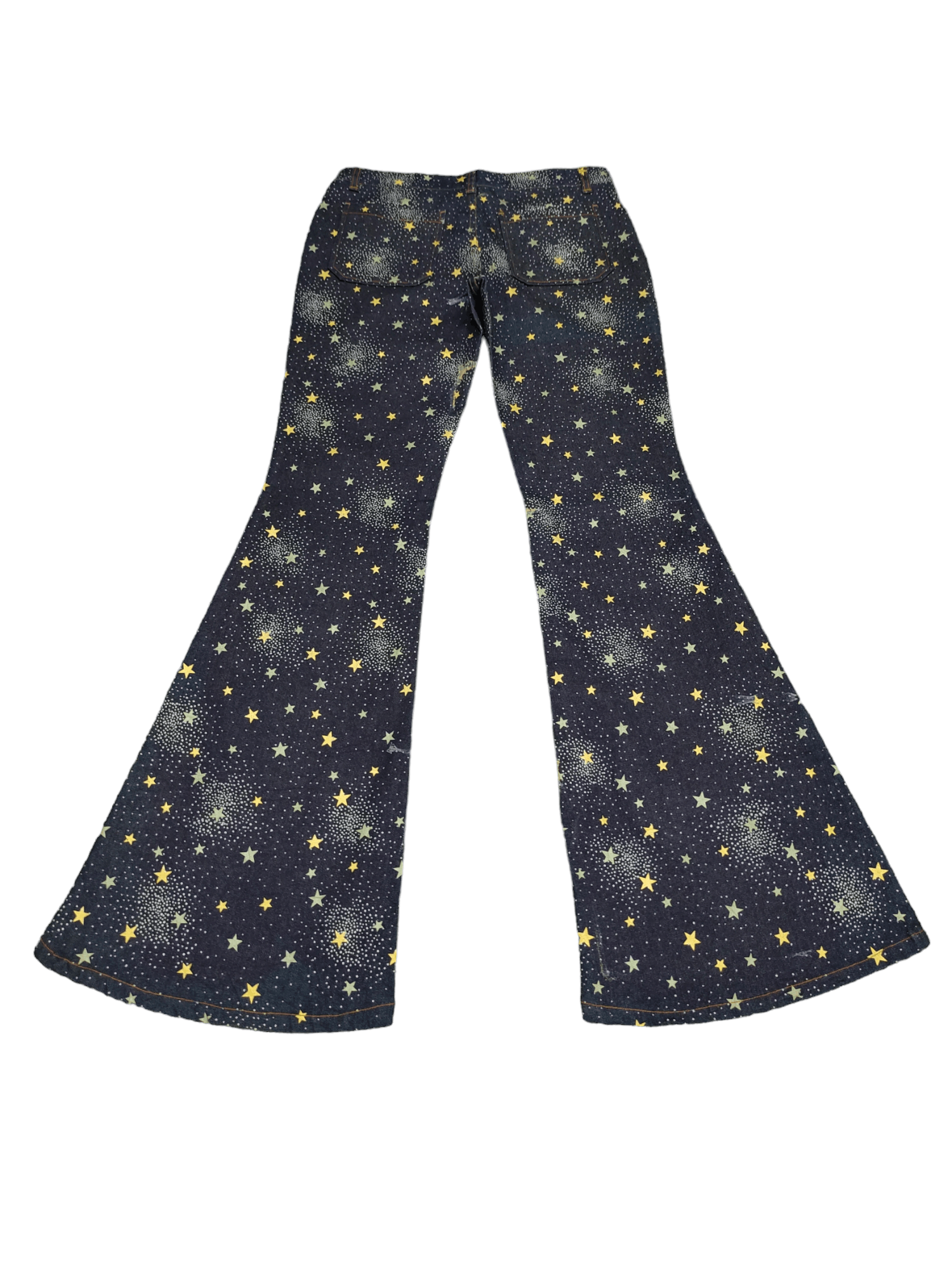 Hysteric Glamour Flare Jeans Stars Galaxy Denim Low Rise Bootcut Bellbottom Size US 30 / EU 46 - 11 Thumbnail