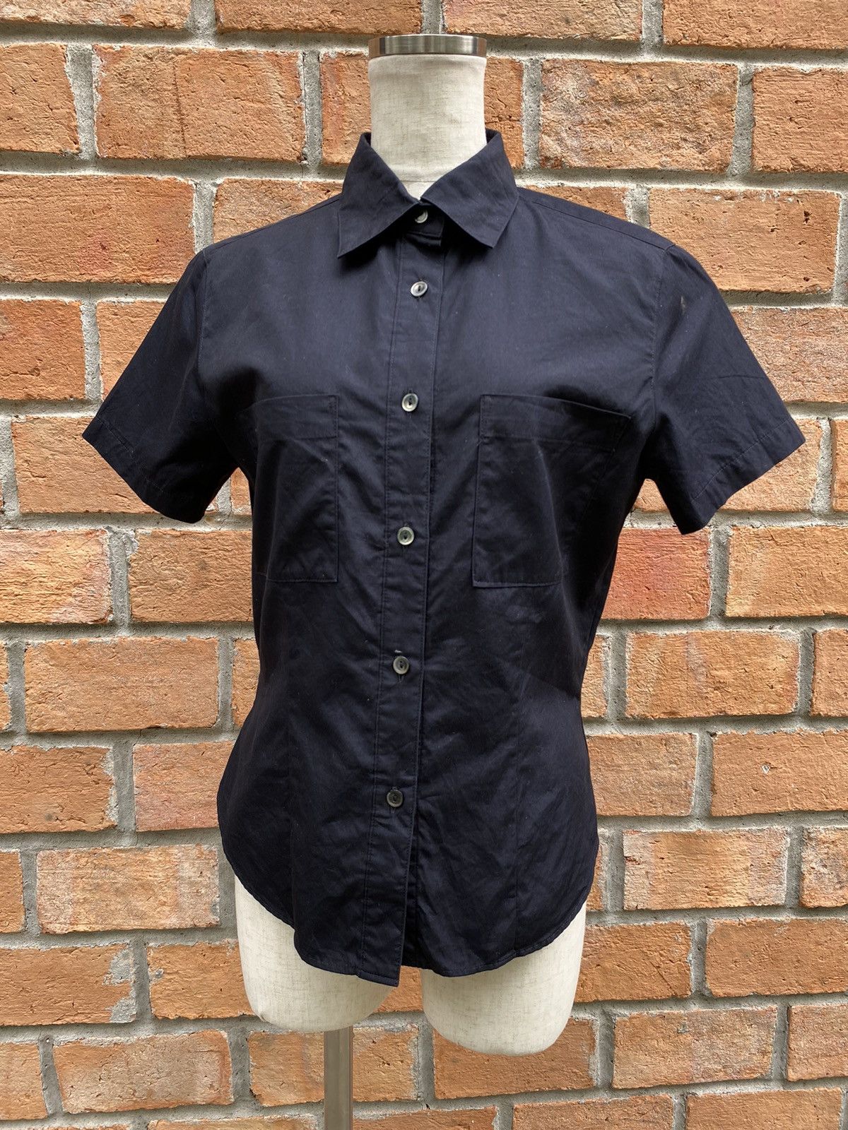 Norma Kamali NORMA KAMALI Black Shirt Size S / US 4 / IT 40 - 9 Thumbnail