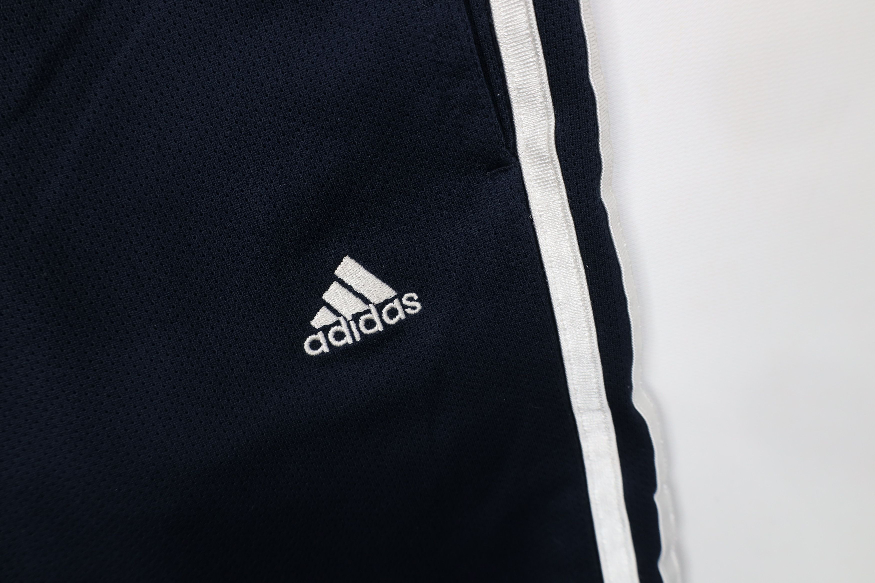 Adidas Vintage Y2K Adidas Babydoll Knit Wide Leg Sweatpants Blue Size 28" / US 6 / IT 42 - 6 Thumbnail