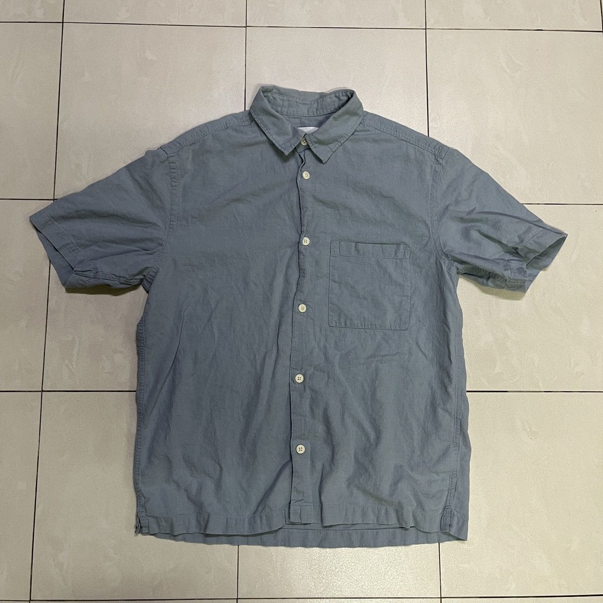 H&M H&M Linen Button Up Shirt Size US S / EU 44-46 / 1 - 1 Thumbnail