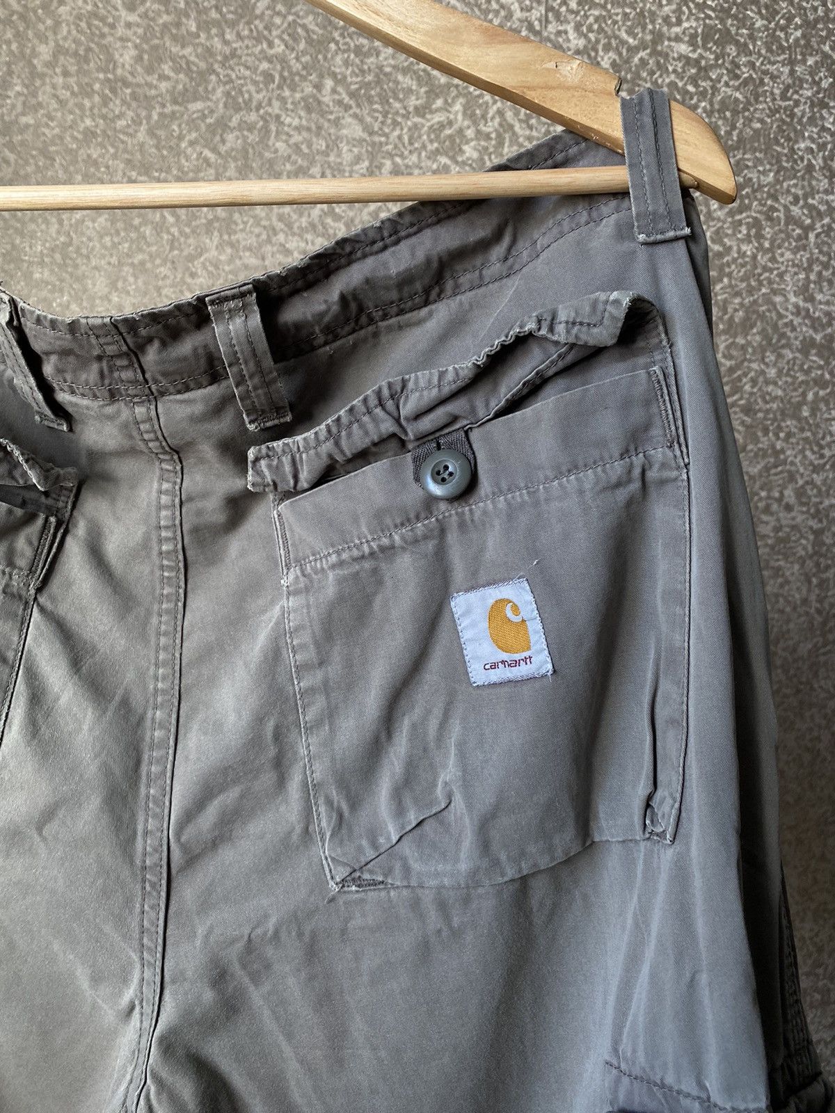 Carhartt × Carhartt Wip × Vintage Vintage Carhartt Cargo Pants Khaki Size US 36 / EU 52 - 7 Thumbnail