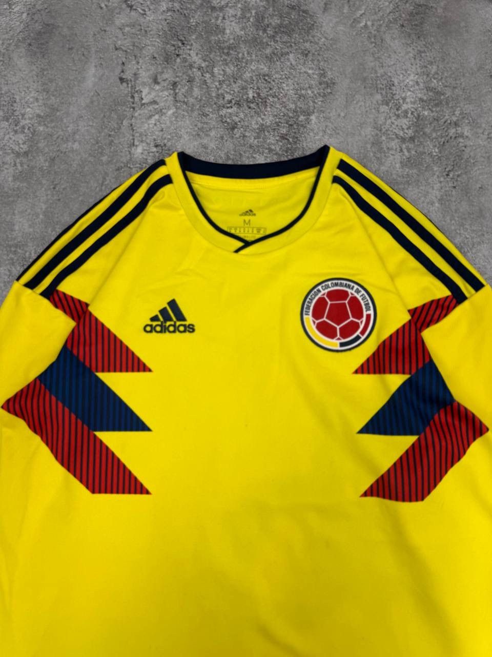 Adidas Adidas Colombia Home Jersey 2018-2019 Long Sleeve Yellow Size US M / EU 48-50 / 2 - 2 Thumbnail