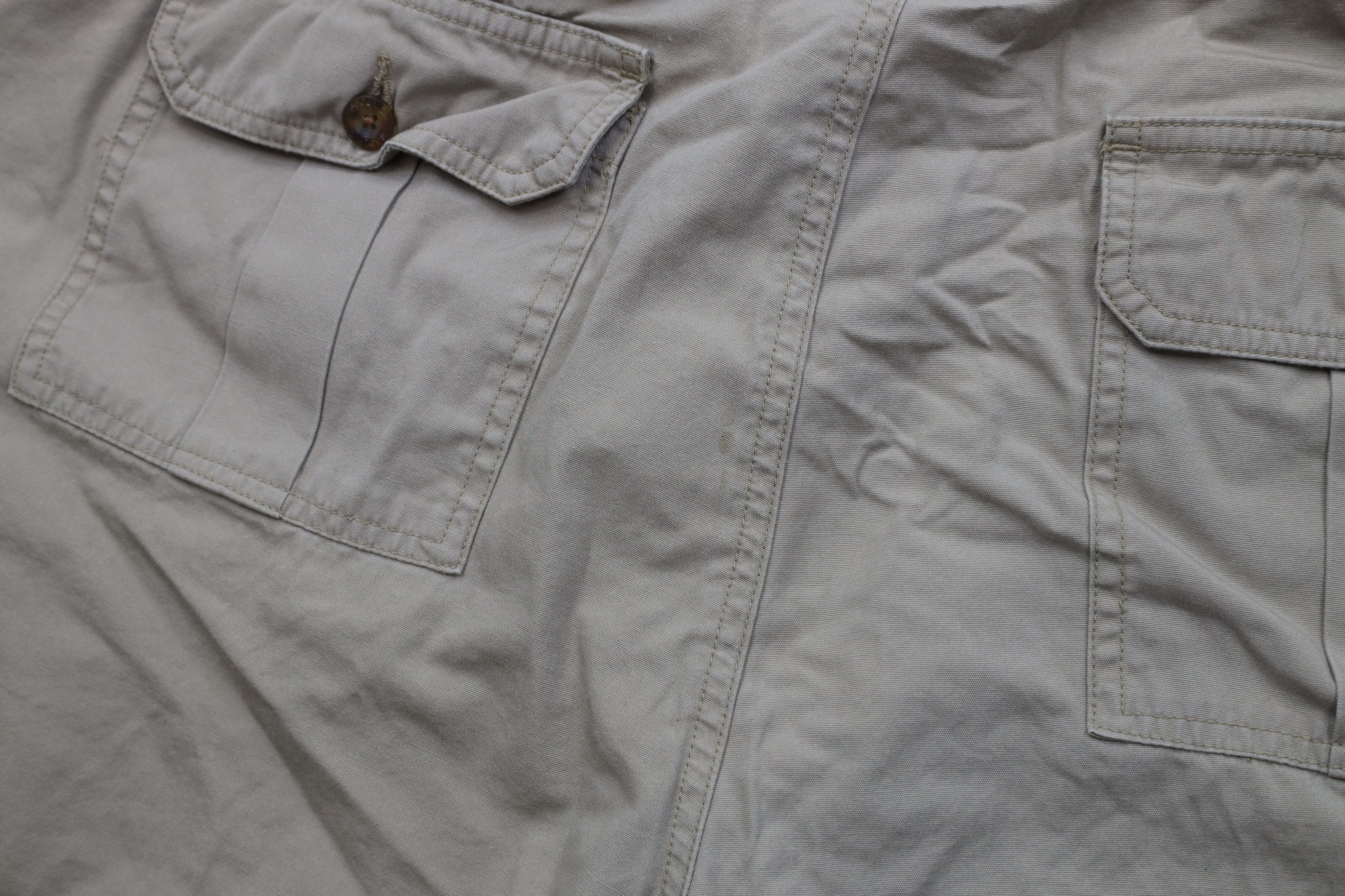 Woolrich Woolen Mills Vintage 90s Woolrich Above Knee Trekking Hiking Shorts Beige Size US 38 / EU 54 - 9 Thumbnail