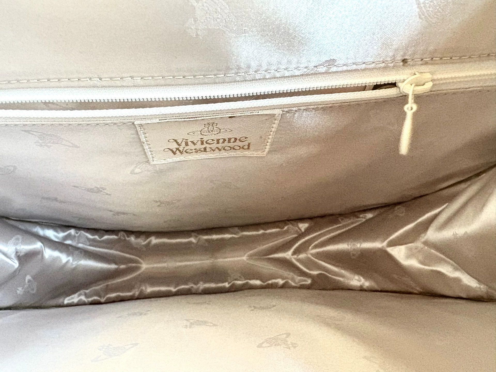 Vivienne Westwood VW Vintage Gray Check Horsehair Fringe Odd Bag Size ONE SIZE - 9 Thumbnail
