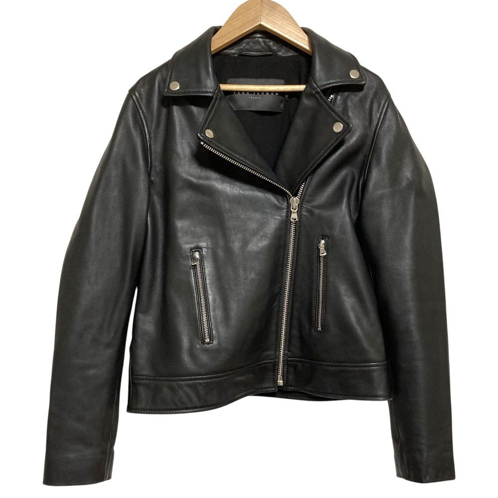 Other Other TARA JARMON Lamb Leather Double Riders Jacket Leather Outerwear DUTY FREE for USA Size ONE SIZE - 1 Thumbnail