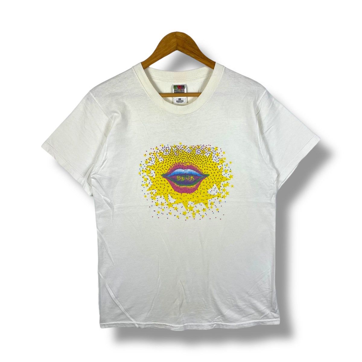 Band Tees Vintage 90s BECK Band Artwork By Victor Moscoso Incredible Size US M / EU 48-50 / 2 - 1 Thumbnail