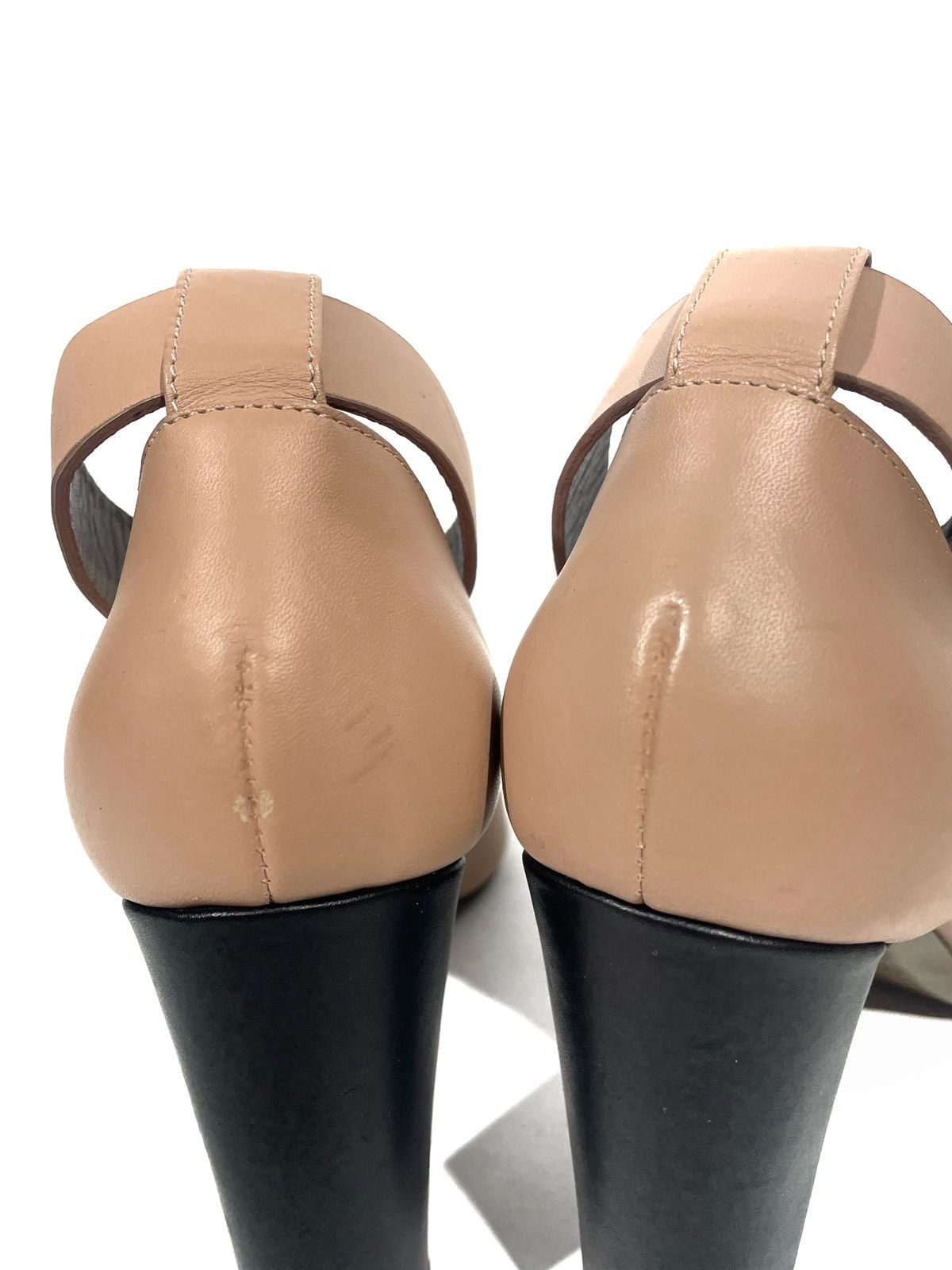Designer × Marni Marni Women Ankle Straps Almond Toe Leather Heels Size 38 Size US 8 / IT 38 - 5 Thumbnail
