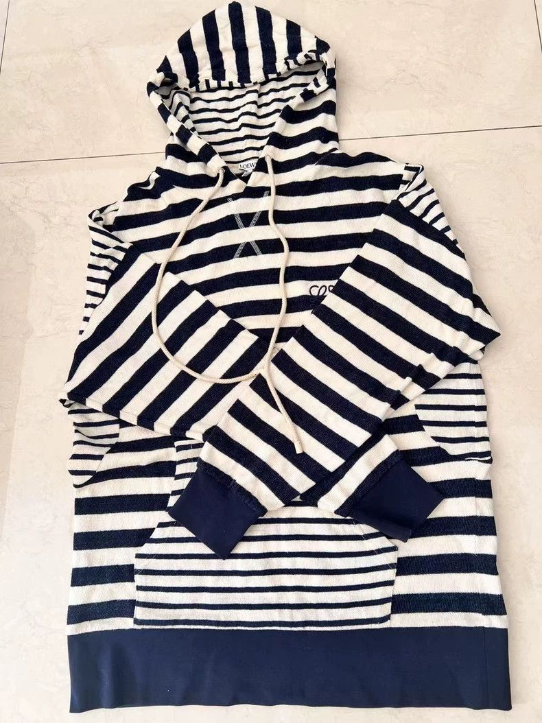 Loewe Loewe Navy blue striped sweater Size XS / US 0-2 / IT 36-38 - 6 Thumbnail