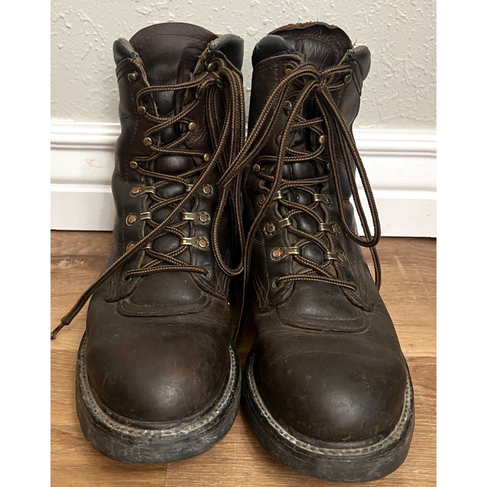 Vintage Red Wing 964 Work Boots Men's Size 8.5 D Soft Toe Brown Leather Made in USA Size US 9 / EU 42 - 4 Thumbnail