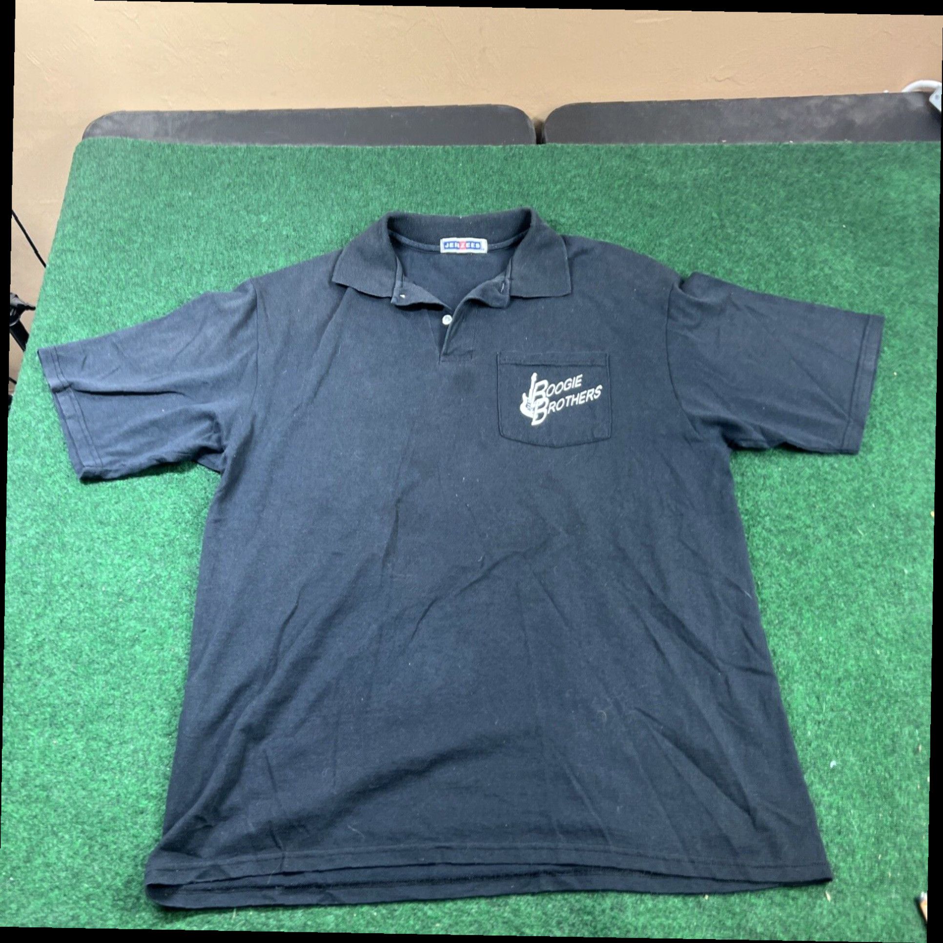 Jerzees Vintage Boogie Brothers Band Polo Shirt Size Large Size US L / EU 52-54 / 3 - 3 Thumbnail