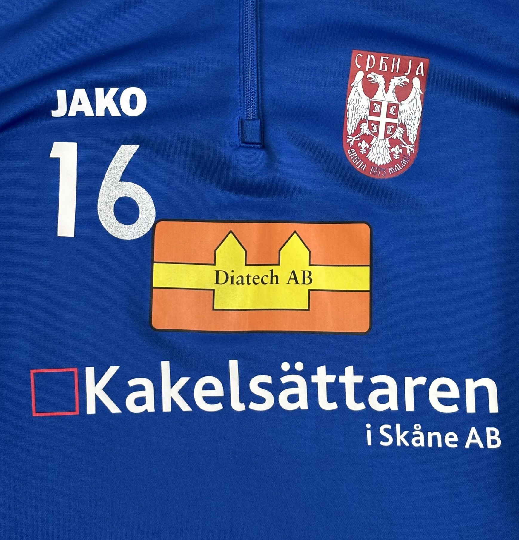 Other Serbia 1975 Malmo #16 Jako Football Sweatshirt size S Size US S / EU 44-46 / 1 - 7 Thumbnail