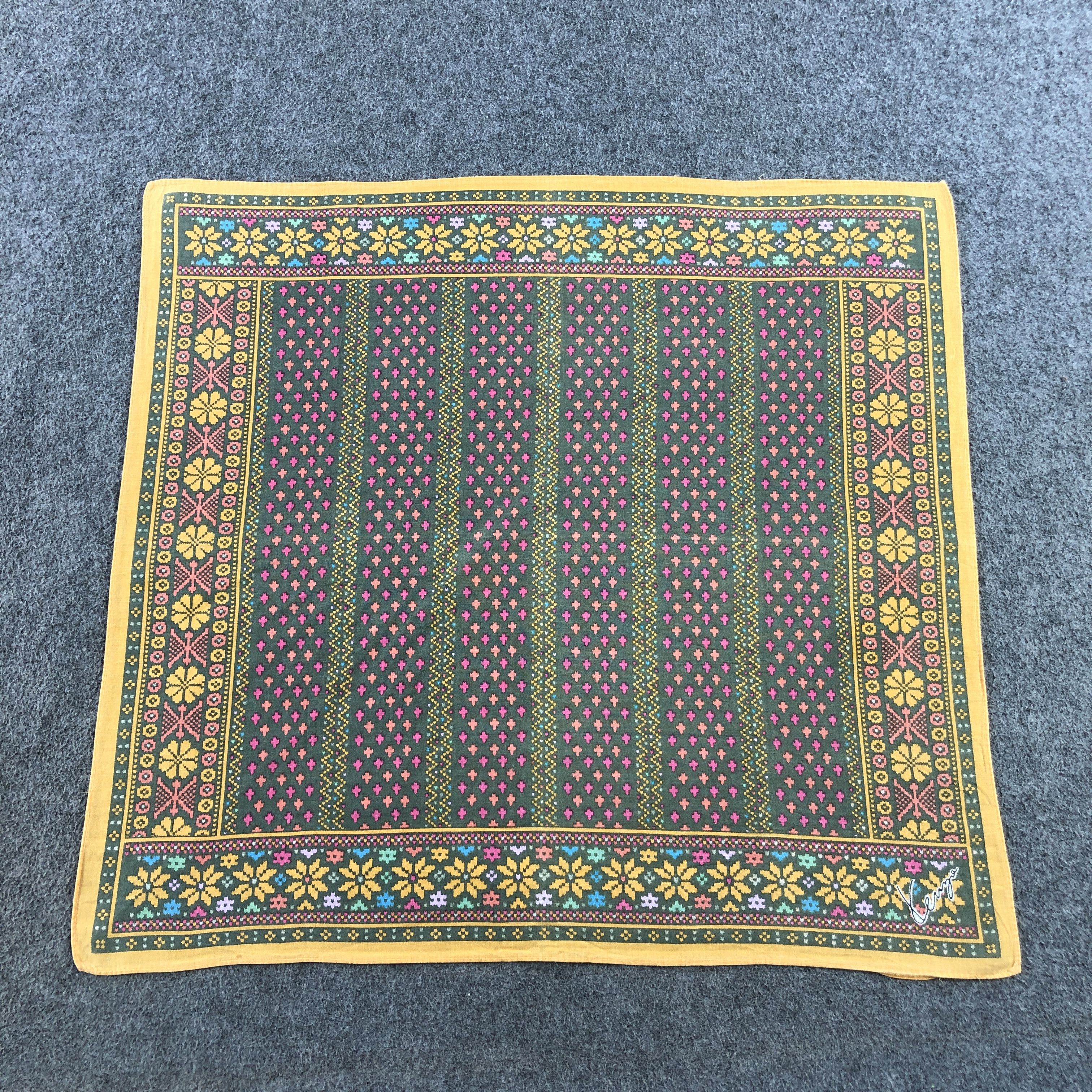 Kenzo Kenzo Handkerchief Neckerchief Bandana H2395 Size ONE SIZE - 2 Thumbnail