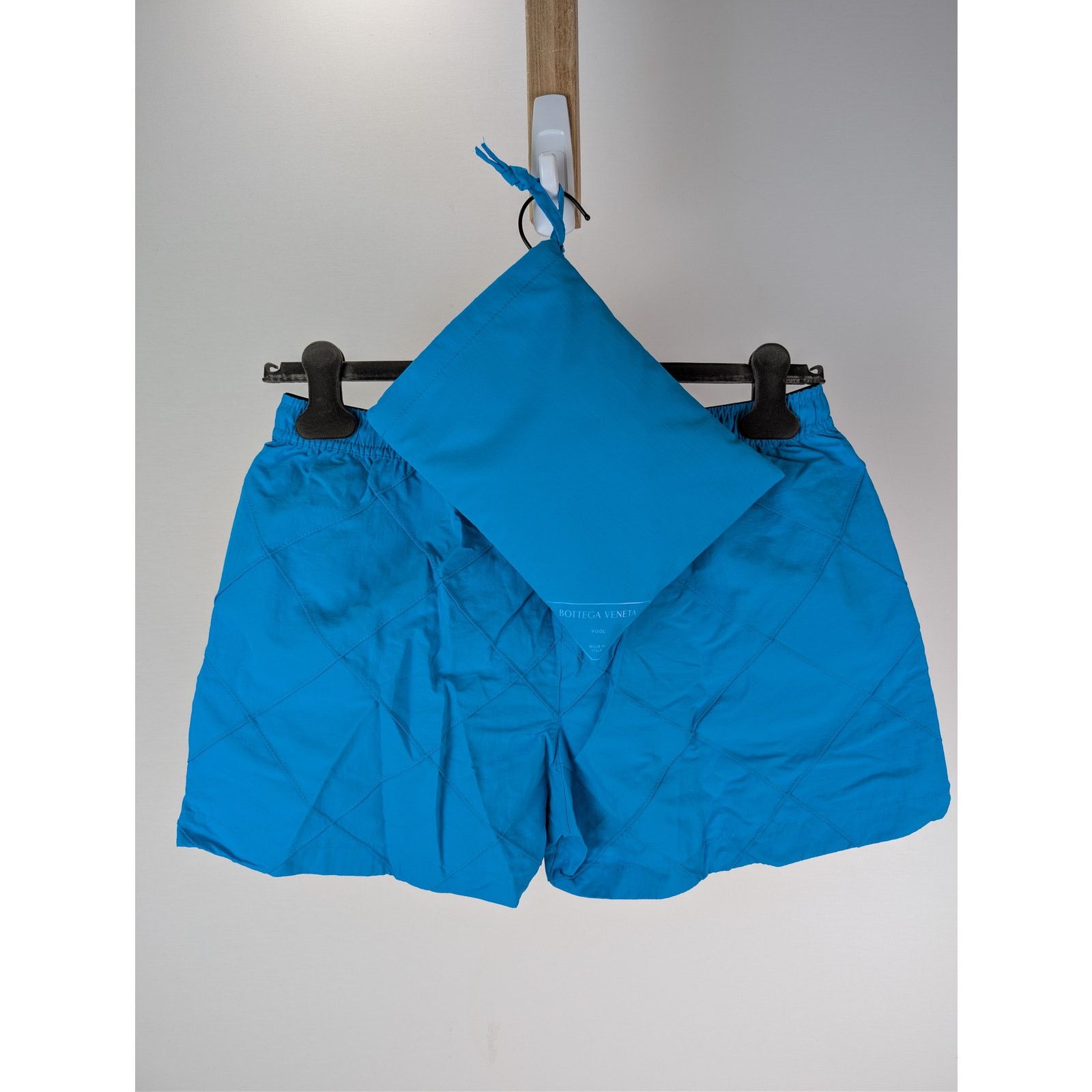 Bottega Veneta o1rshd1 Nylon Intreccio Swim Shorts in Blue Size US 34 / EU 50 - 17 Thumbnail