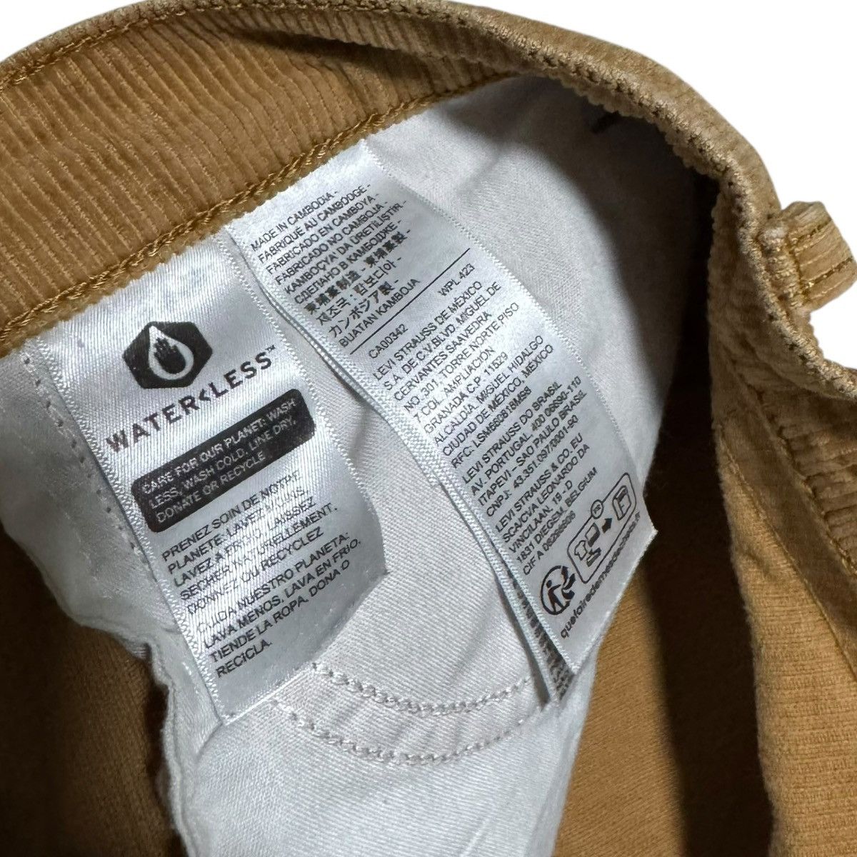 Levi's Levi's 94 Baggy Straight Corduroy Pants Women 26.75x29 7/8 Size 26" / US 2 / IT 38 - 6 Thumbnail