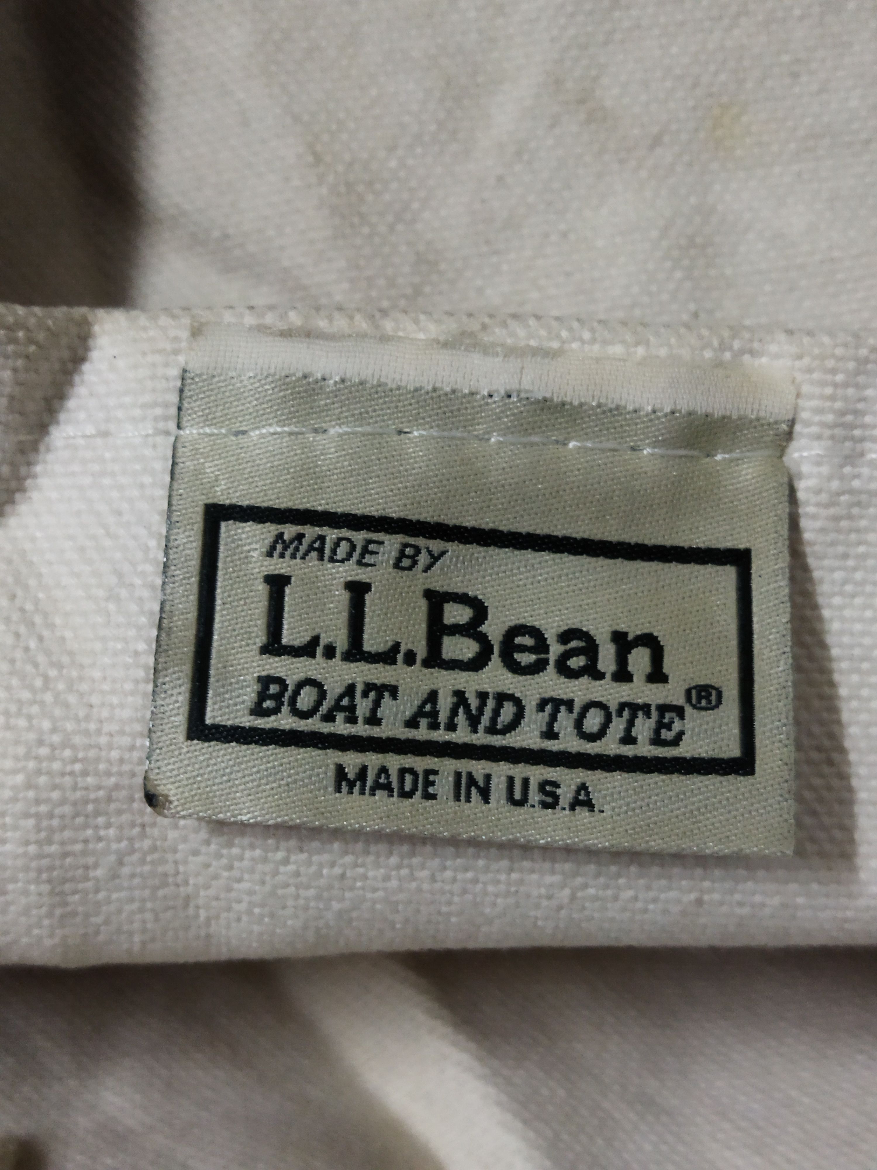 L.L. Bean Vintage LL Bean Tote Bag Made In Usa Size ONE SIZE - 4 Thumbnail