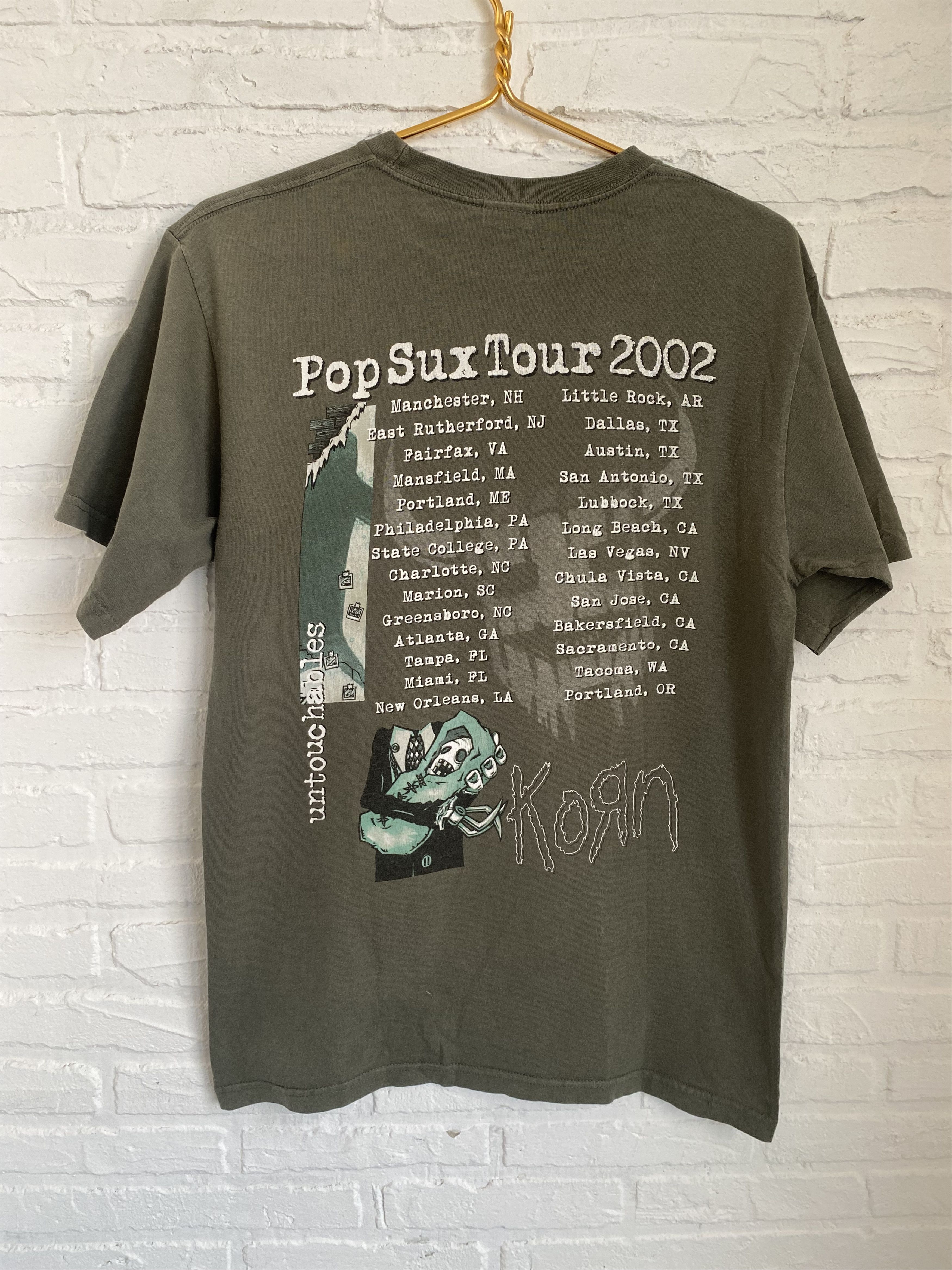 Band Tees × Vintage Vintage 2002 Korn pop sux tour tee Size US M / EU 48-50 / 2 - 4 Thumbnail