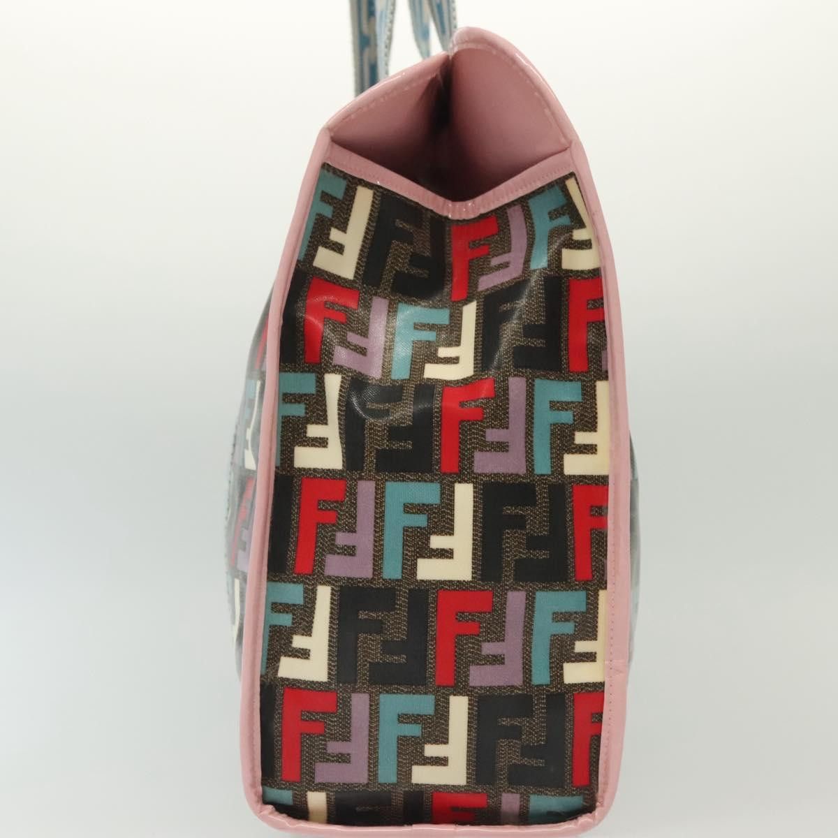 Fendi FENDI Zucca Canvas Tote Bag Coated Canvas Multicolor Size ONE SIZE - 3 Thumbnail