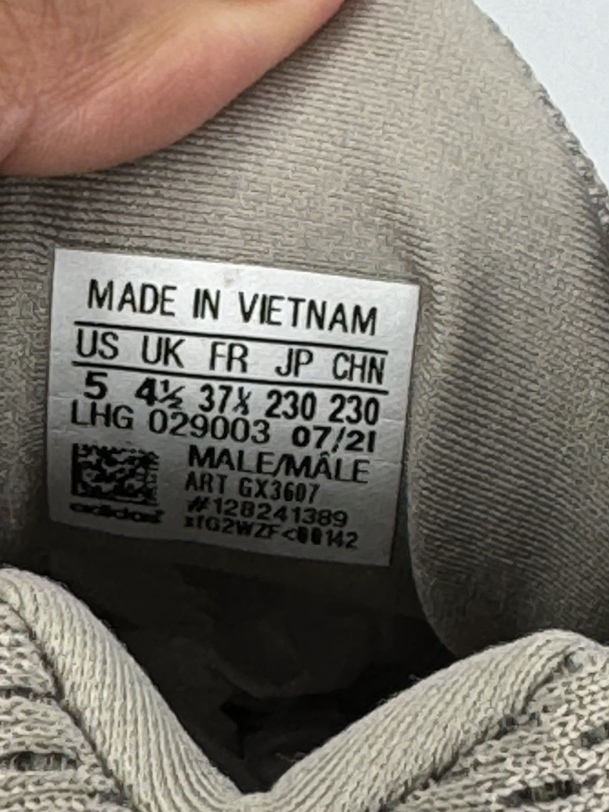 Adidas × Kanye West × Yeezy YEEZY 500 ASHGRAY SIZE 5 Size US 5 / EU 37 - 7 Thumbnail