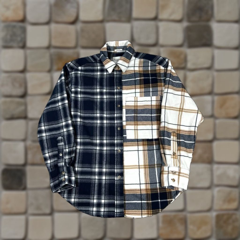 Abercrombie & Fitch Abercrombie & Fitch Shirt Womens XS Plaid Button Up Blue White Brown Multicolor Casual 90s Style Womens Size XS / US 0-2 / IT 36-38 - 1 Thumbnail