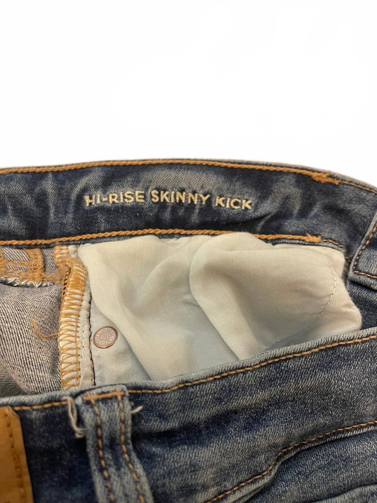 American Eagle Outfitters American Eagle Women’s Hi-Rise Skinny Kick sz 8 Long Size 29" - 3 Thumbnail