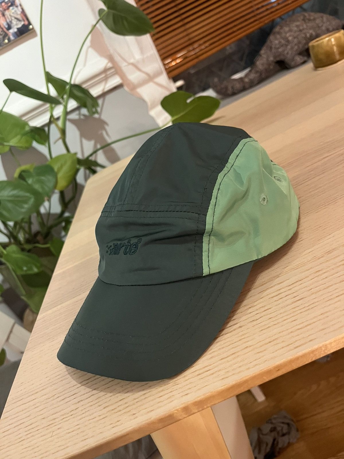 Arte Antwerp Arte Antwerp Green Panel Cap Size ONE SIZE - 1 Thumbnail