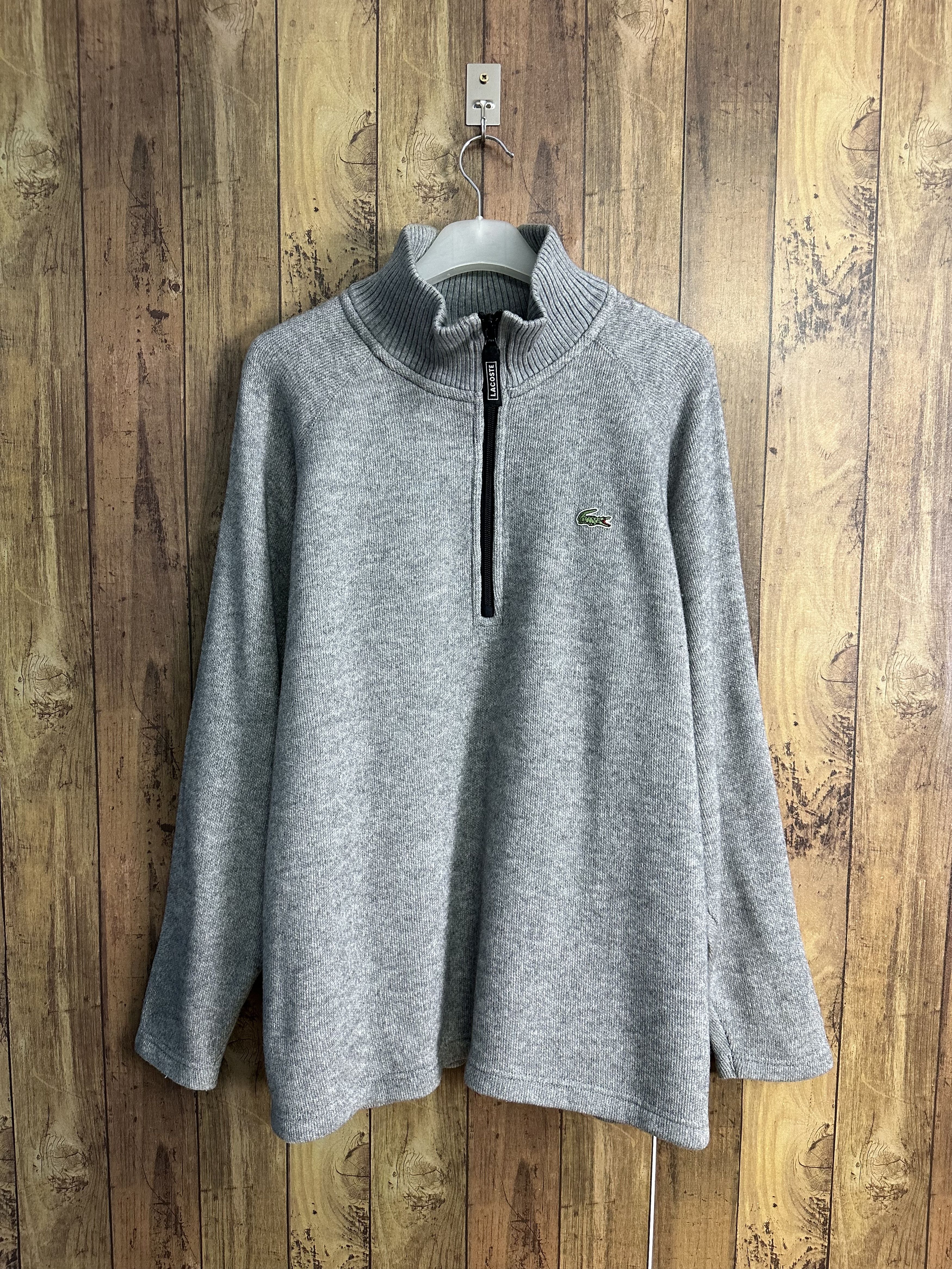 Lacoste Lacoste Knit Half Zipper Vintage Shirt A334 Size US M / EU 48-50 / 2 - 1 Thumbnail