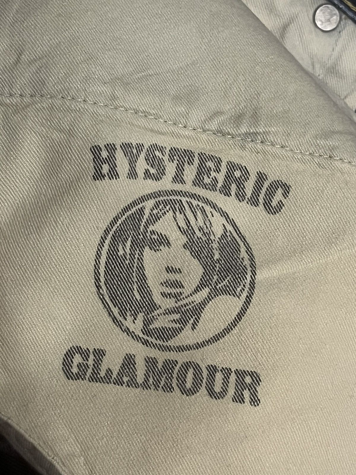 Hysteric Glamour Japanese Brand Hysteric Glamour Blue Whisker Studded Jeans Size US 30 / EU 46 - 14 Thumbnail