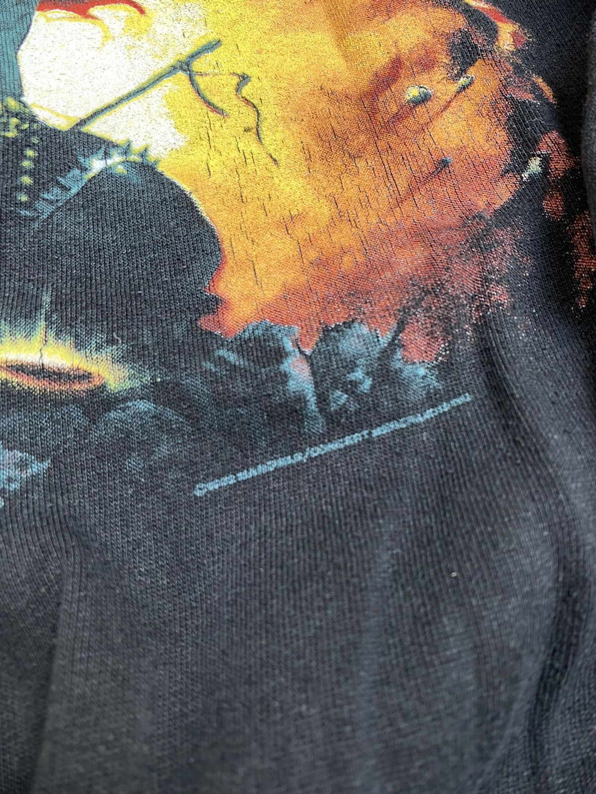 Band Tees × Vintage Vintage 90s Manowar Kings Of Metal Tour Sweatshirt MEGA RARE Size US L / EU 52-54 / 3 - 4 Thumbnail