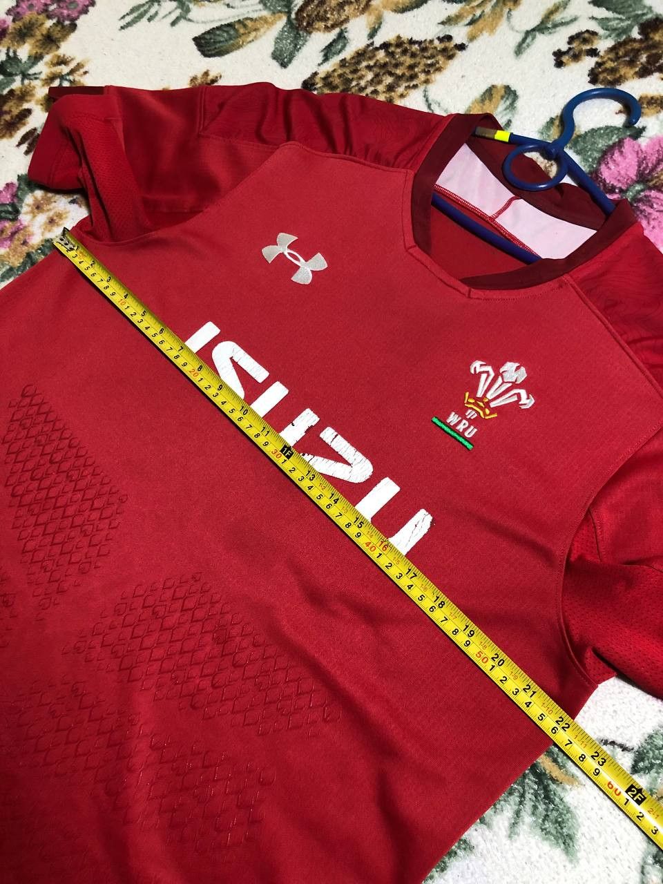 Under Armour Wales Rugby Home Shirt Jersey Under Armour Size US L / EU 52-54 / 3 - 9 Thumbnail