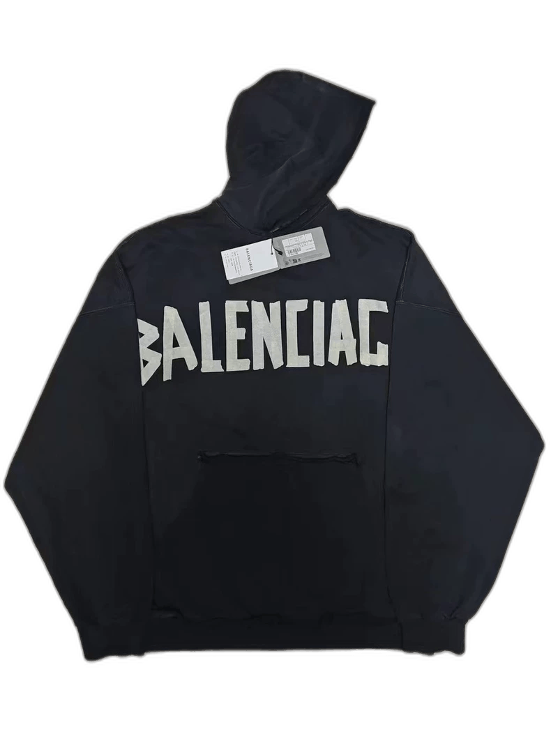 Balenciaga Balenciaga Tape Type Sweatshirt Hoodie Size US S / EU 44-46 / 1 - 1 Thumbnail