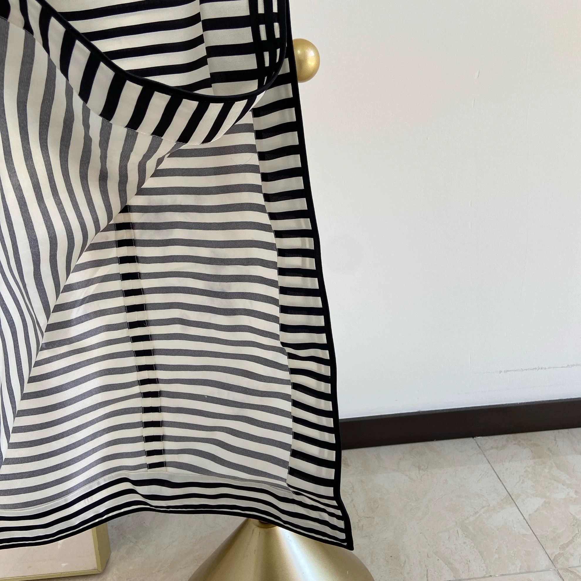 Dolce & Gabbana Dolce&Gabbana Striped Cheongsam Dress Size 40 Size S / US 4 / IT 40 - 6 Thumbnail