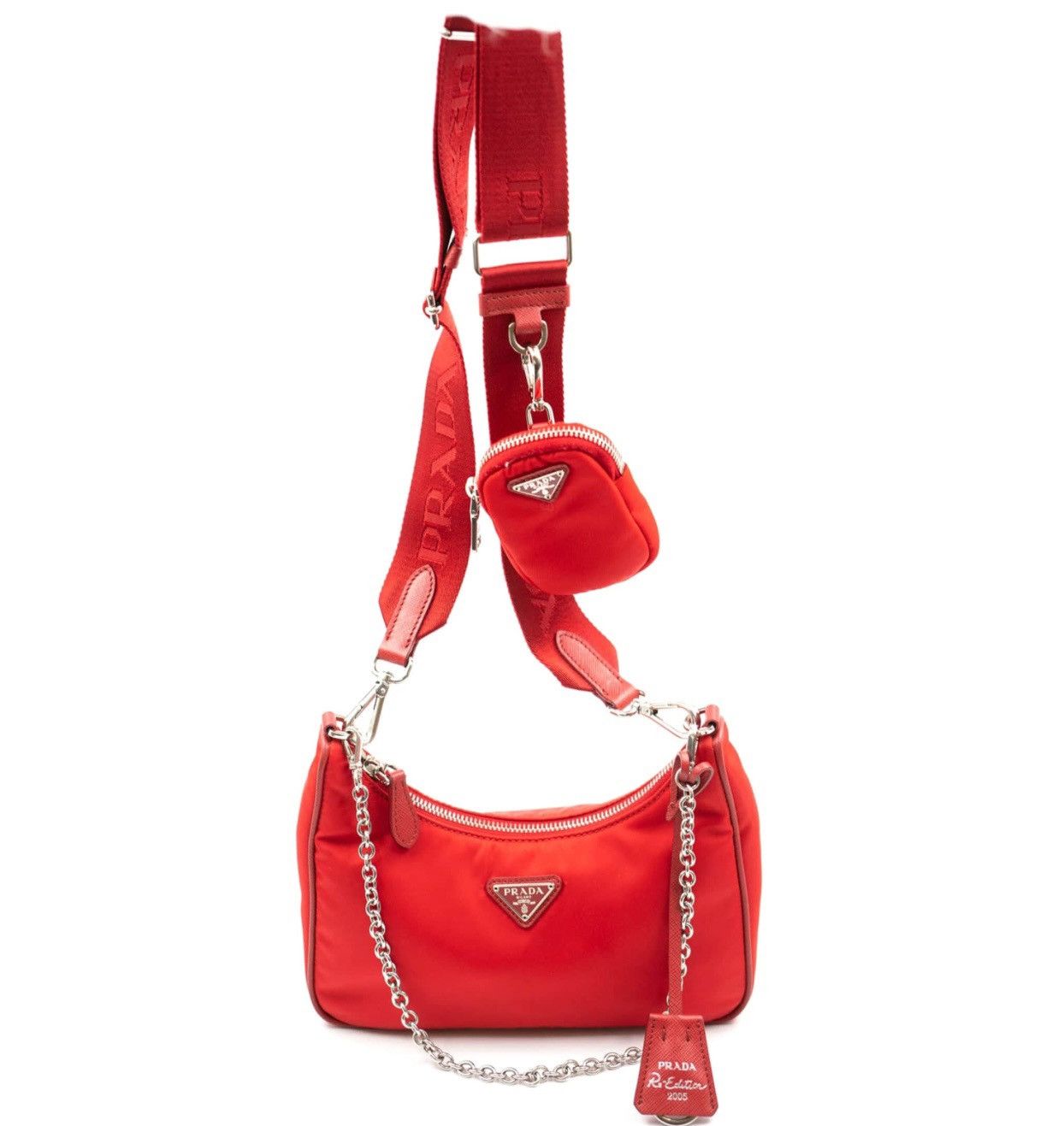 Other Red nylon bag Size ONE SIZE - 9 Thumbnail