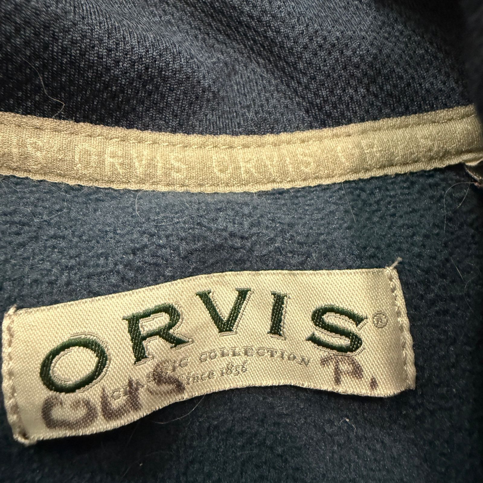 Orvis Orvis Bonded Mesh Full Zip Fleece Jacket Men's Medium Blue Size US M / EU 48-50 / 2 - 4 Thumbnail