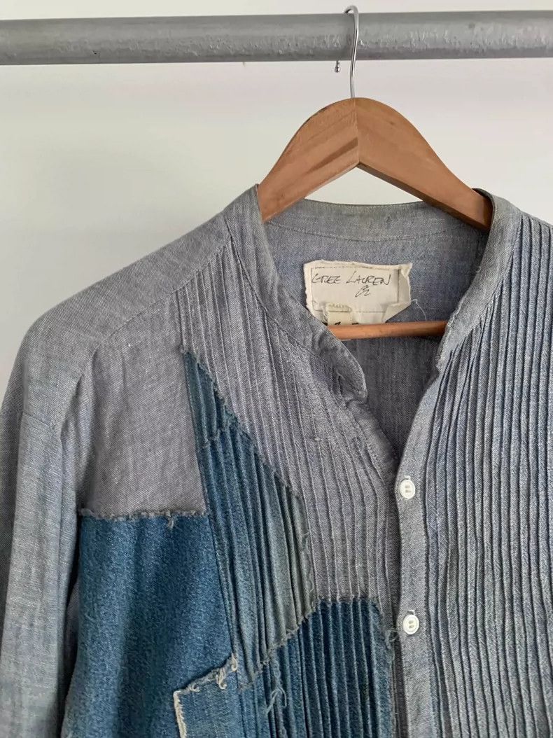 Greg Lauren greg lauren size 2 Cowboy patchwork shirt 2506-Nextarrow Size US M / EU 48-50 / 2 - 2 Thumbnail