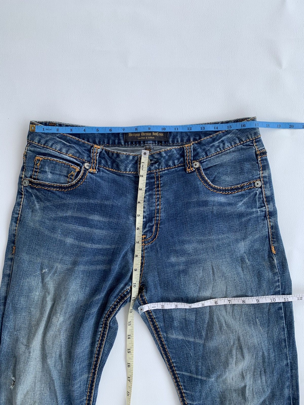 Japanese Brand Britpop Denim InCrux Japanese Basic Jeans Size US 33 - 9 Thumbnail