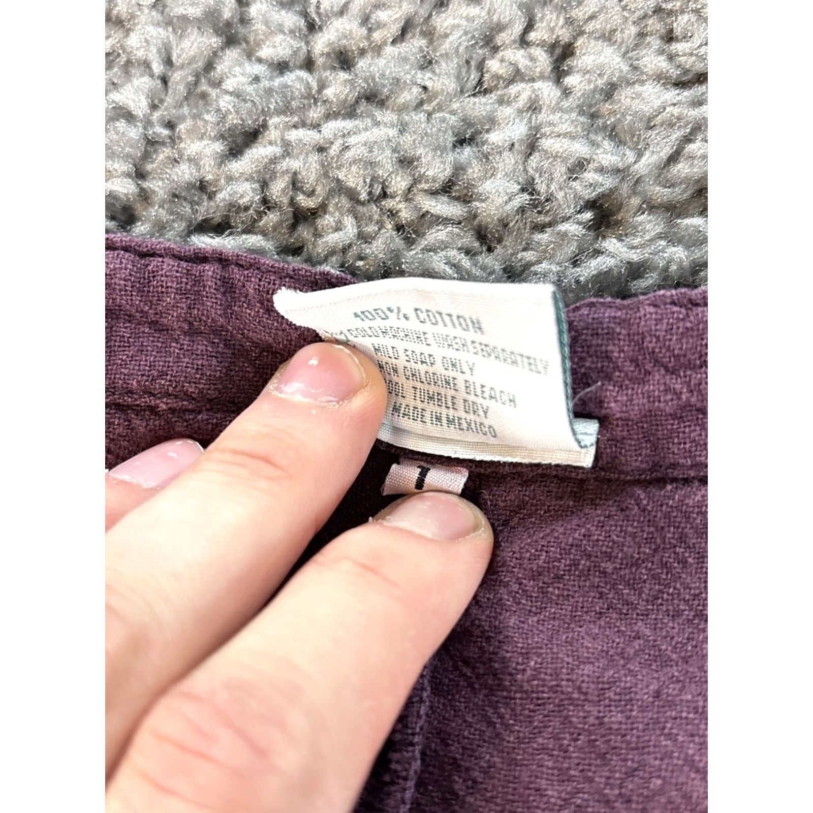 Vintage Oh My Gauze! Tank Women's Sleeveless Square Neck Purple 100% Cotton Lightweight Breathable Casual Bohemian Beach Lagenlook Size 1 Size XS / US 0-2 / IT 36-38 - 5 Thumbnail