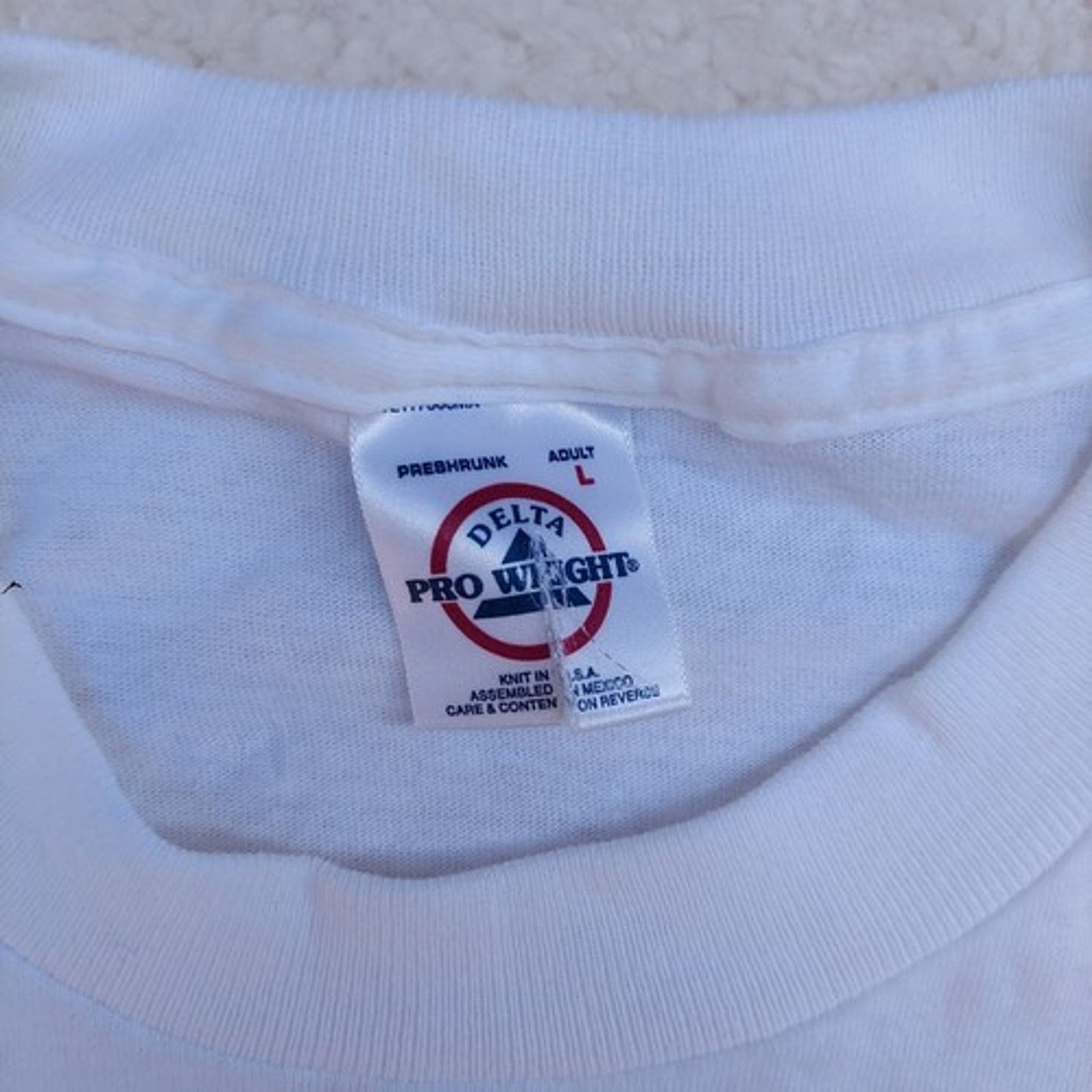 Delta Indianapolis 500 Memorial Day 2002 T Shirt White Mens Large Size US L / EU 52-54 / 3 - 5 Thumbnail