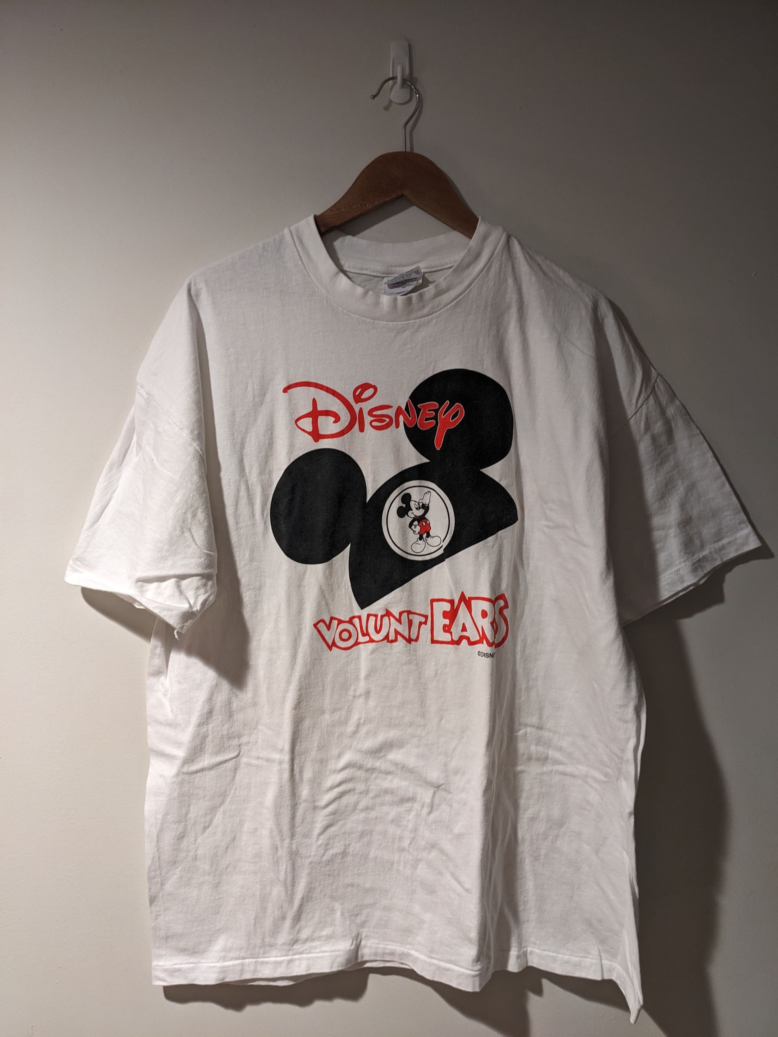 Disney Vintage 90s Disney VoluntEARS Promo White XX-Large T-Shirt Size US XXL / EU 58 / 5 - 1 Thumbnail